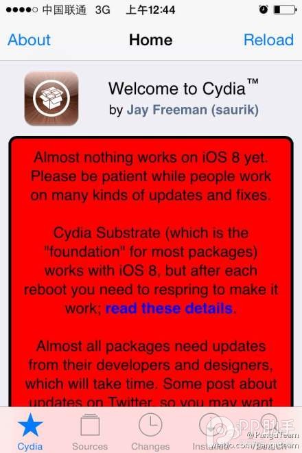 iOS8.1越狱更完美 Cydia Substrate已经可以兼容iOS8