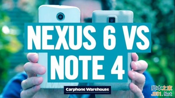 到底谁更强？Nexus 6大战Galaxy Note 4