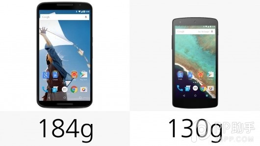 同门相拼：谷歌Nexus 6和Nexus 5配置参数对比