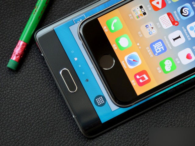 曲面侧屏新意足 iPhone 6对比三星Edge 