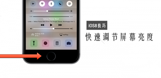iOS8如何快速调节屏幕亮度？三击Home键【iOS8技巧】