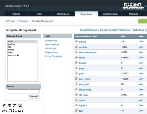 ExpressionEngine博客