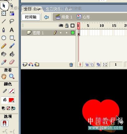 Flash引导线制作心形图案动画_脚本之家jb51.net转载