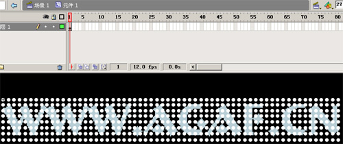 Flash教程:制作文字波动视觉特效_脚本之家jb51.net转载