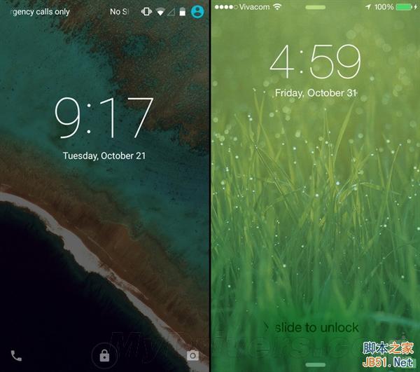 海量图：iOS 8.1对比Android 5.0
