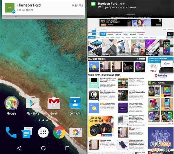 海量图：iOS 8.1对比Android 5.0