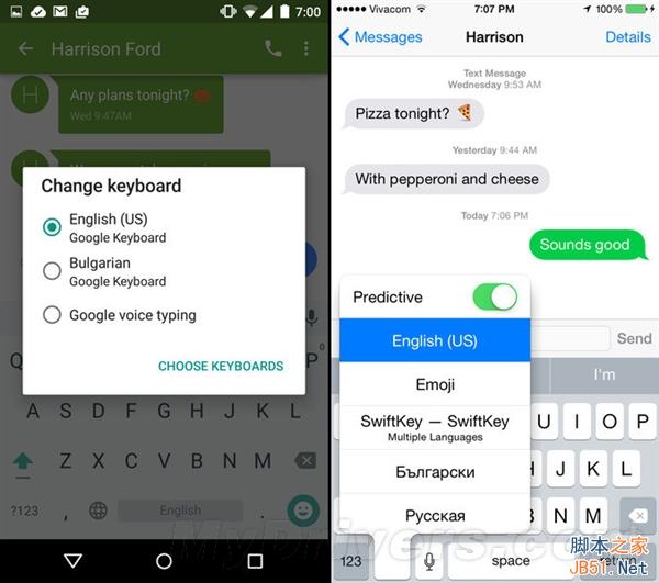 海量图：iOS 8.1对比Android 5.0