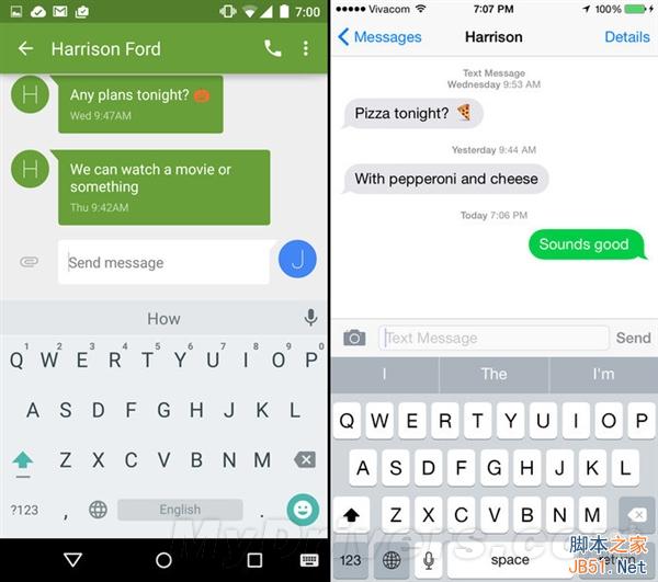 海量图：iOS 8.1对比Android 5.0
