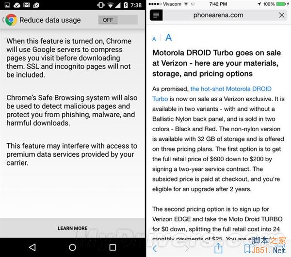 海量图：iOS 8.1对比Android 5.0