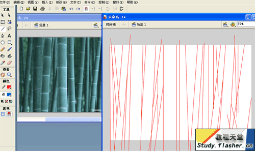 Flash8模糊滤镜绘制逼真青翠竹林__脚本之家jb51.net网络整理