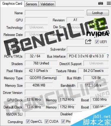 GTX 1050规格首曝!剑指RX 470