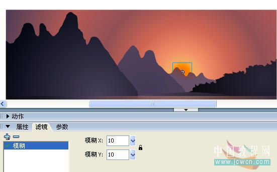 Flash实例教程:唯美渔舟唱晚