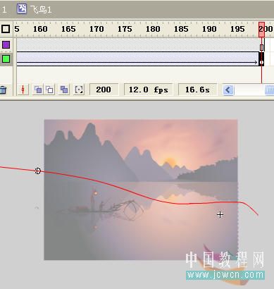 Flash实例教程:唯美渔舟唱晚