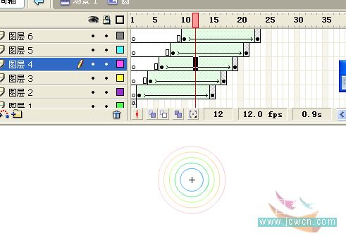 Flash新手教程:跟随鼠标的圈圈动画