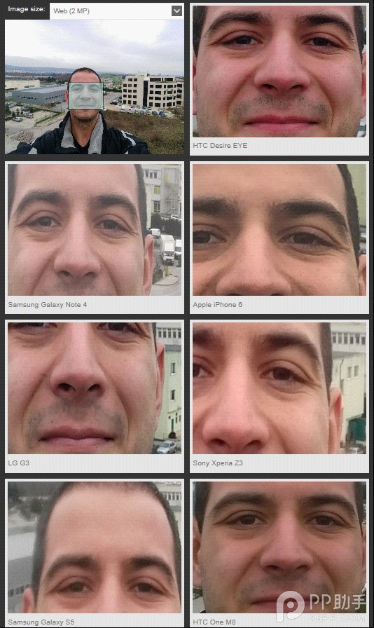 自拍手机哪个好 iPhone6与安卓旗舰前置摄像头对比