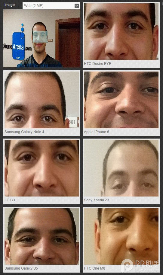 自拍手机哪个好 iPhone6与安卓旗舰前置摄像头对比