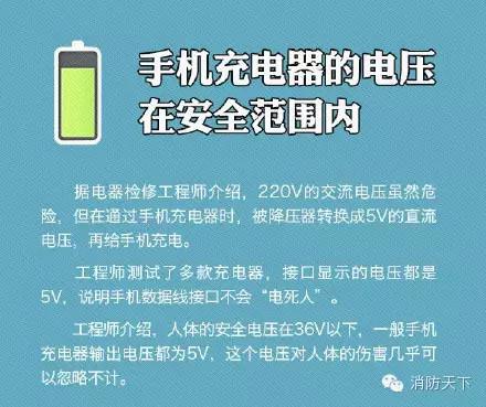 真的吗?手机充电器“电死人”?