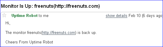 uptimerobote2 Website Monitoring