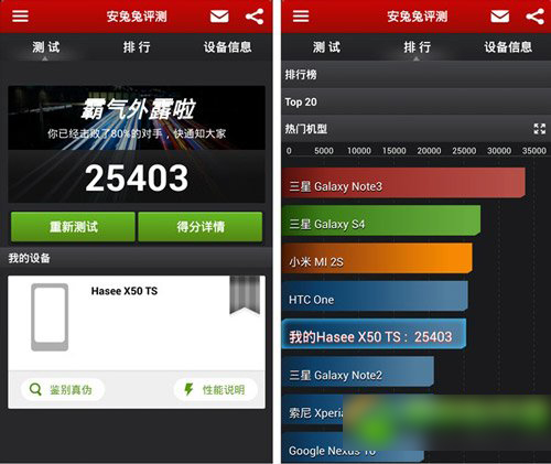 神舟x50ts跑分多少？神舟x50ts安兔兔跑分1