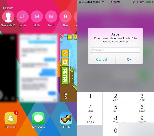 iOS8越狱兼容插件Asos：允许单独加密某个应用