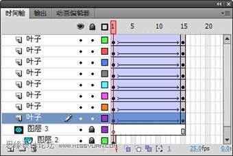 Flash CS4制作伸展的树枝教程,PS教程,思缘教程网