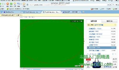浏览器看视频是绿色的解决办法