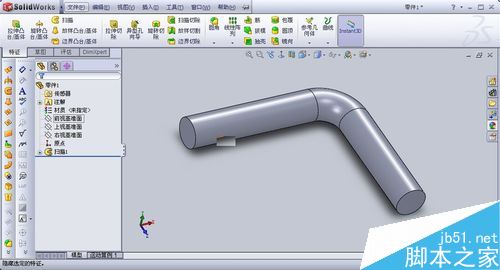 solidworks怎么画弯管？solidworks弯管绘制教程