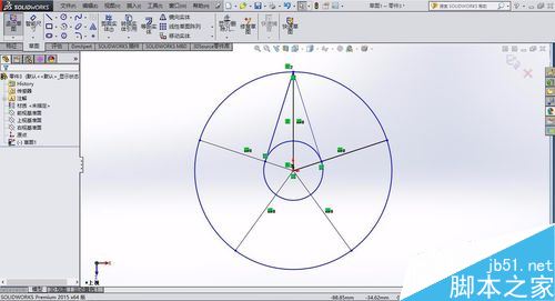 solidworks怎么绘制五角星？solidworks五角星制作教程