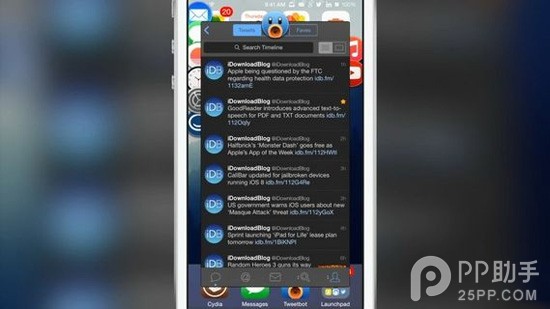 iOS8越狱插件推荐 让多任务随时存在的AppHeads