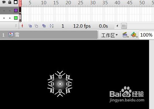 Flash怎样制作下雪的效果