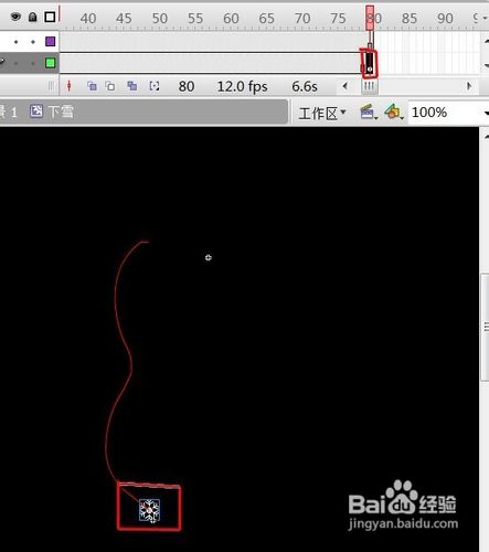 Flash怎样制作下雪的效果