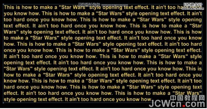 Flash简单制作星球大战文字动画特效,PS教程,思缘教程网