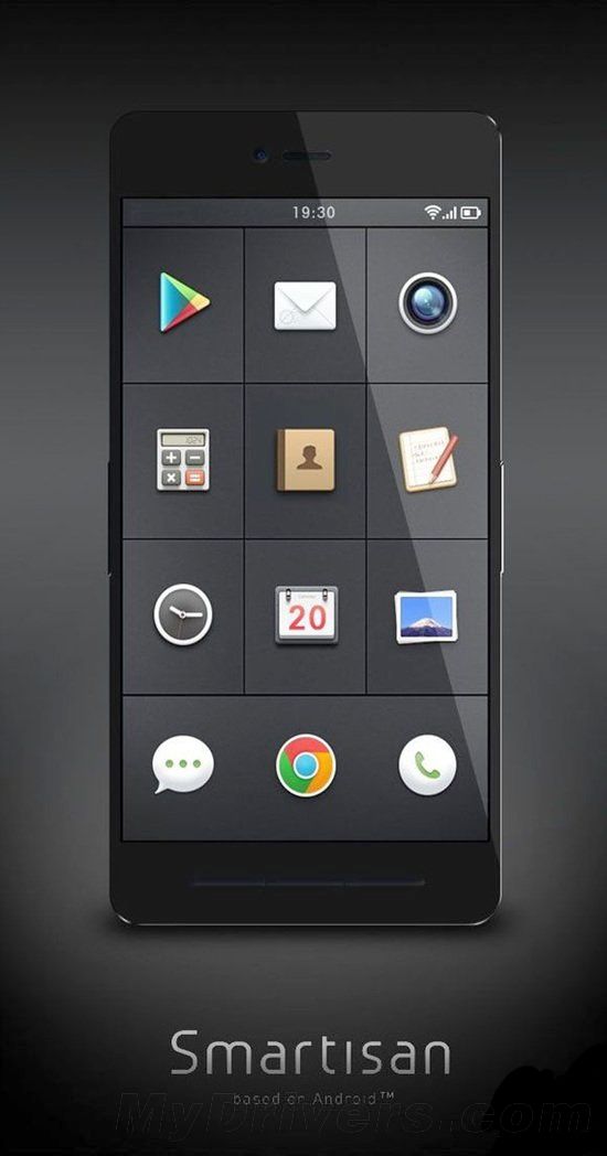 锤子手机渲染图曝光：下方采用实体按键