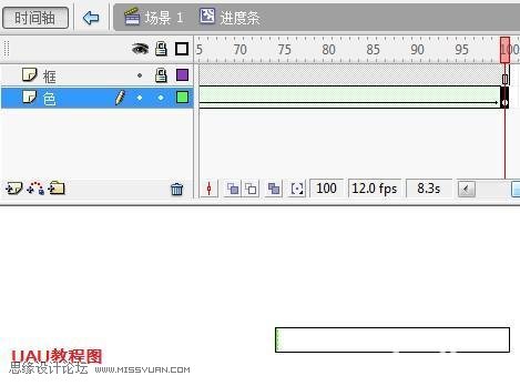 Flash新手教程：详细讲解制作进度条动画,PS教程,思缘教程网