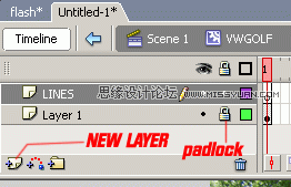 Flash制作汽车线条逐渐显示动画,PS教程,思缘教程网