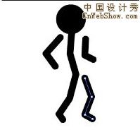 Flash动画制作技巧：小黑人动画效果