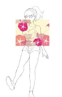 SAI如何将一些图案素材黏贴到衣服上？