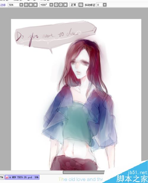 SAI如何厚涂绘画？SAI厚涂上色技巧