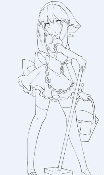 sai如何给线稿上色？sai线稿上色超详细教程