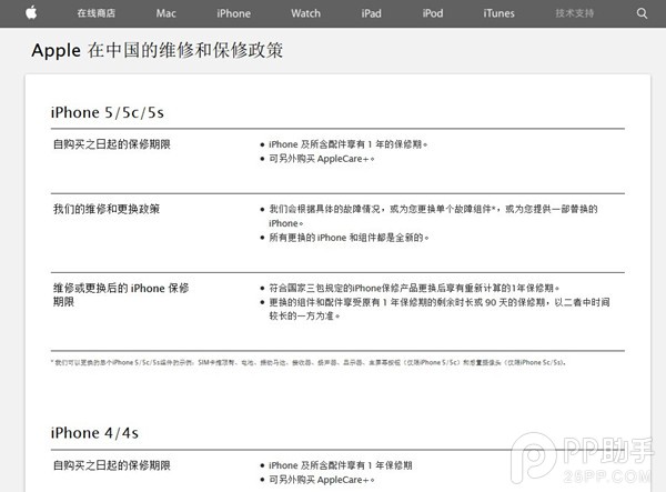 苹果回应iPhone国内保修政策调整传闻:无变化