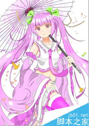 sai如何制作逆光效果？sai逆光上色教程