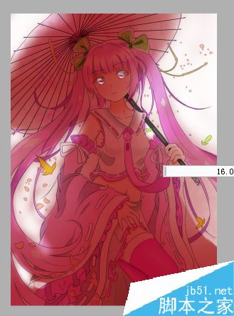 sai如何制作逆光效果？sai逆光上色教程