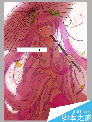 sai如何制作逆光效果？sai逆光上色教程