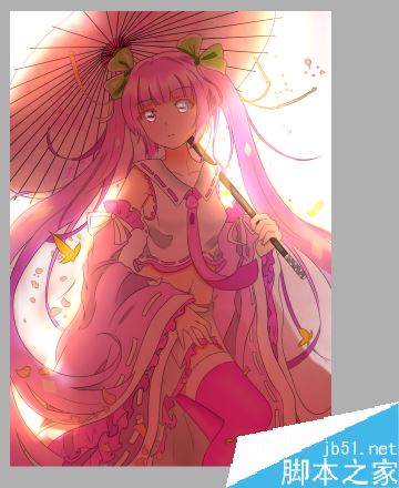 sai如何制作逆光效果？sai逆光上色教程