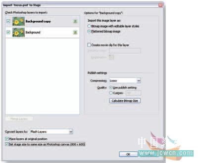 Flash cs3仿真艺术设计3.6：运用遮罩打造焦点效果_中国教程网