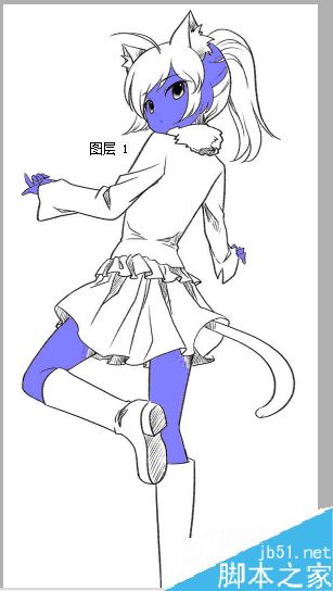 sai怎么给皮肤上色？sai皮肤上色教程