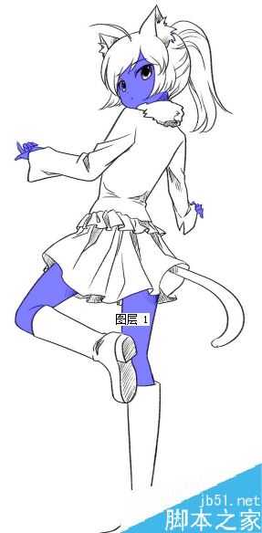 sai怎么给皮肤上色？sai皮肤上色教程