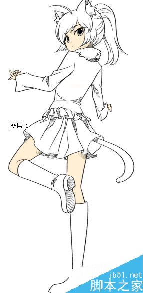 sai怎么给皮肤上色？sai皮肤上色教程