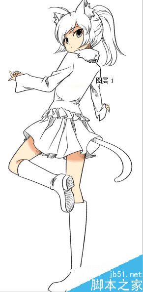 sai怎么给皮肤上色？sai皮肤上色教程