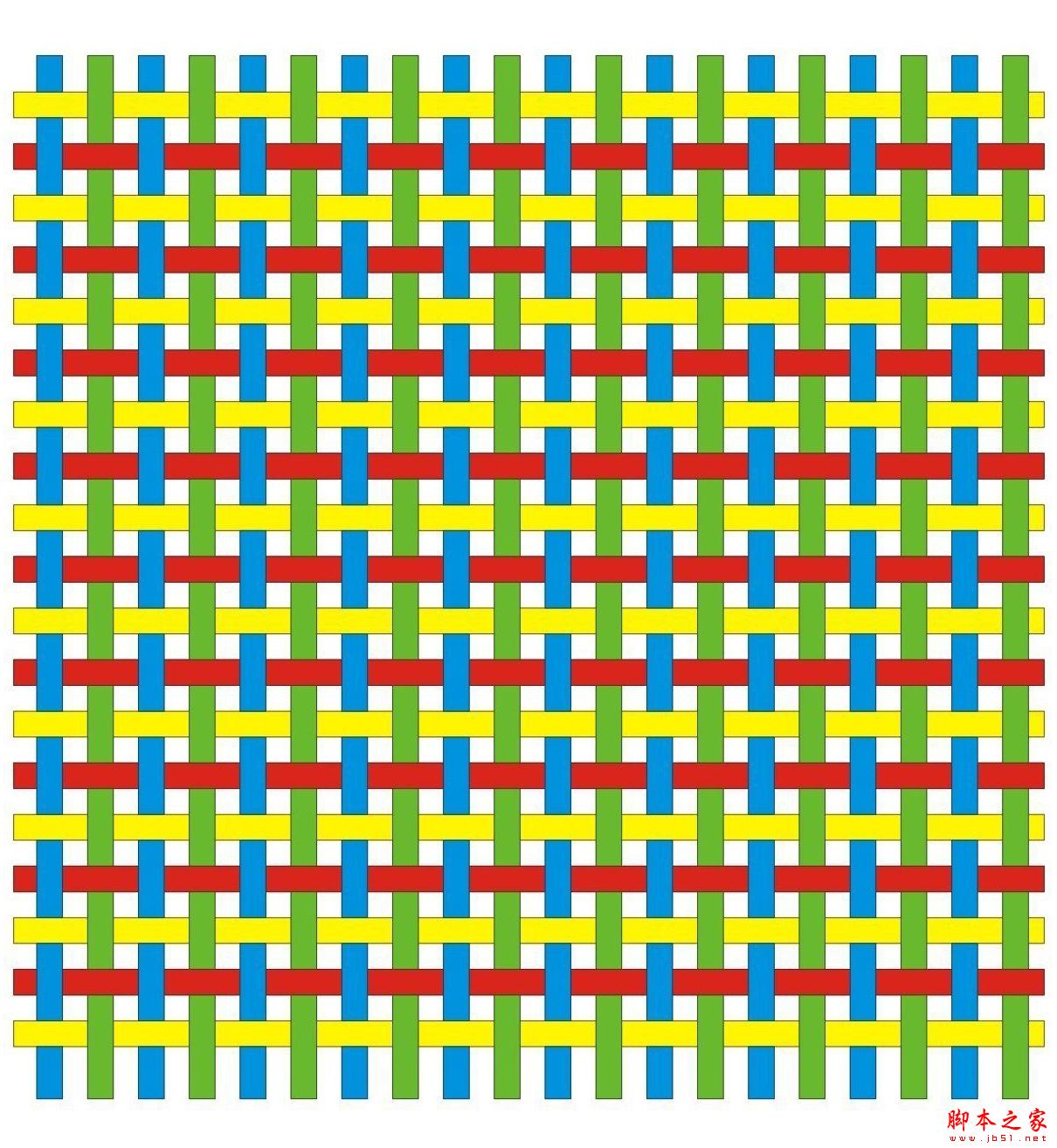CorelDraw制作竹编效果 